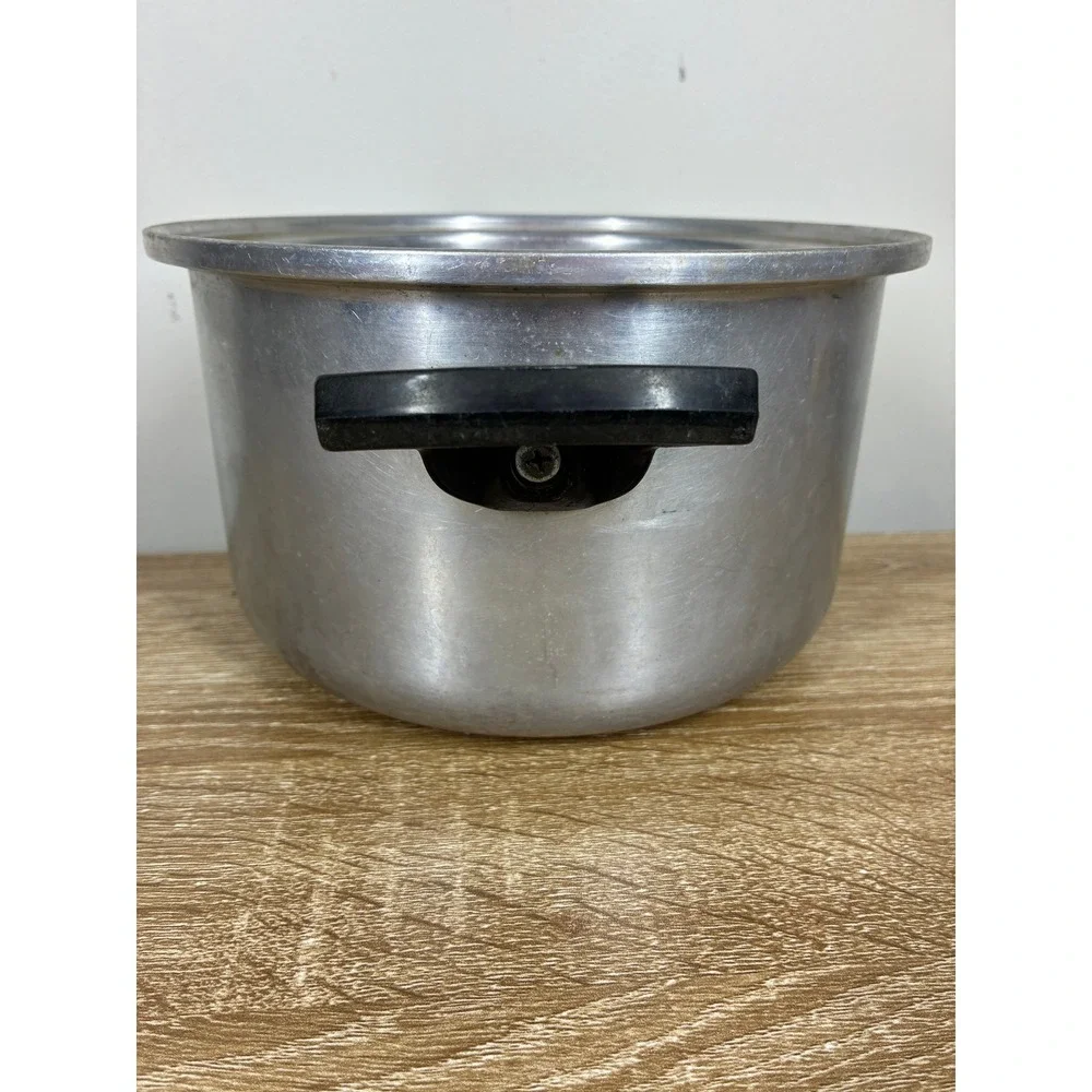 Vintage Wear-Ever Aluminum Pot No 2164 Made in USA 3 Quart Stockpot Silver